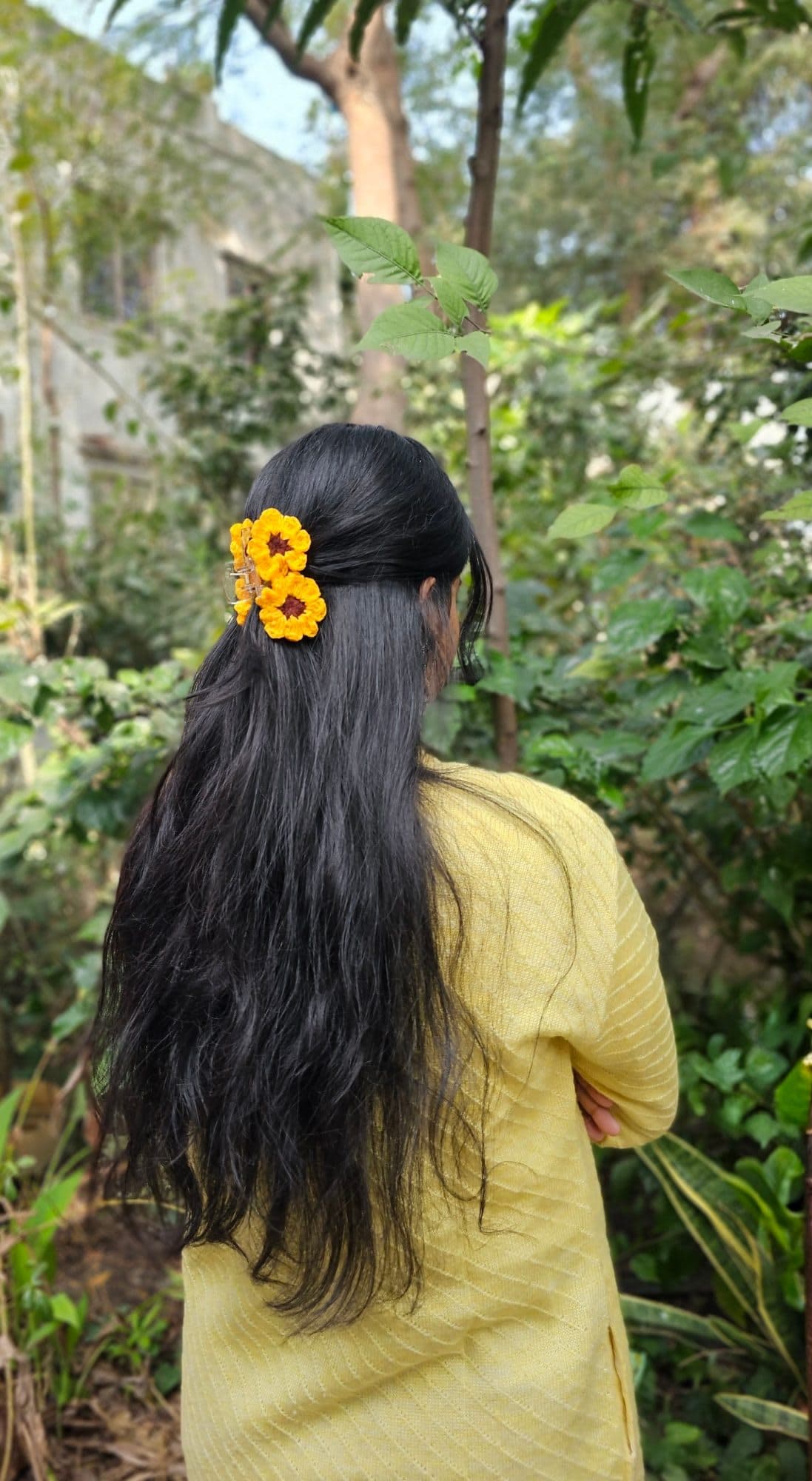 Crochet Double Sunflower Cluture — view 1 of 1