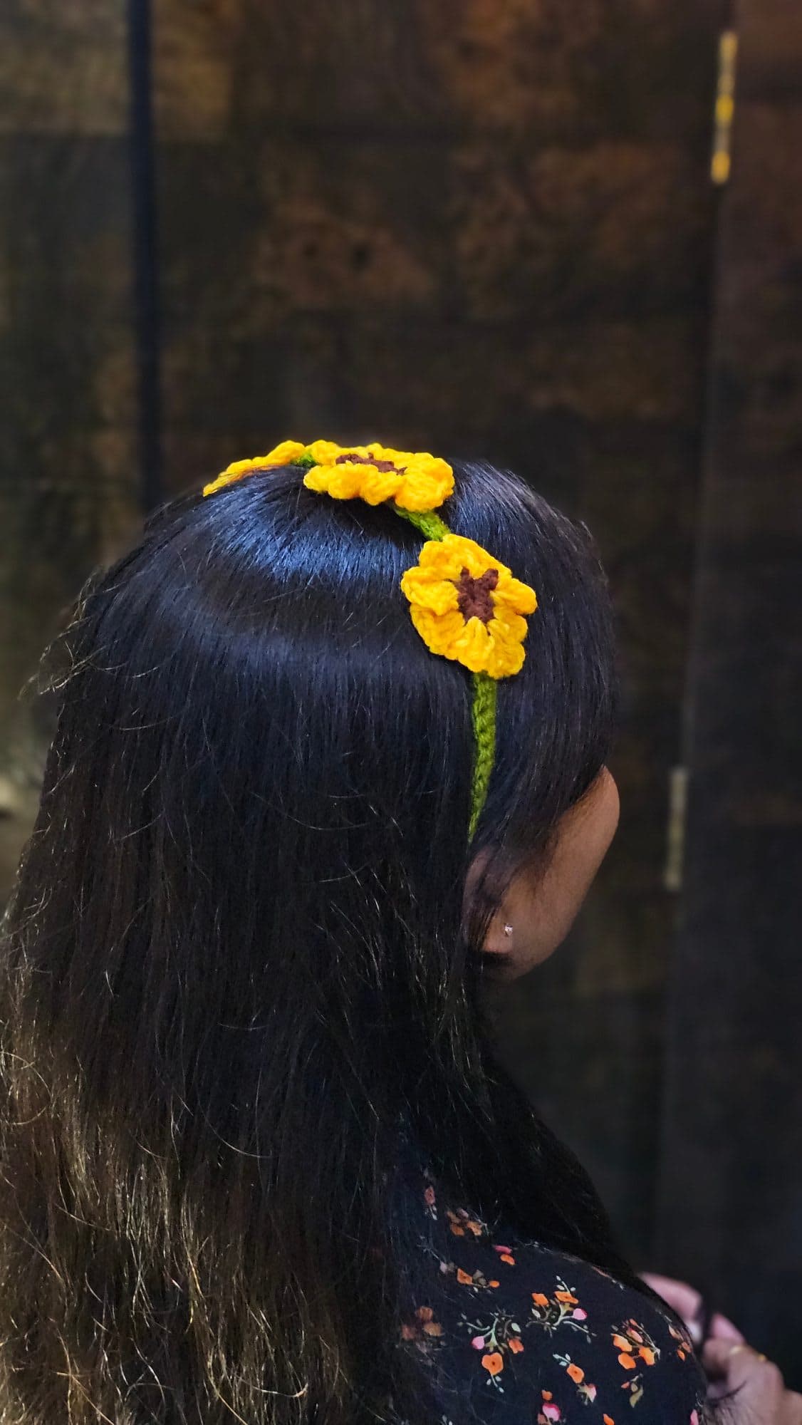 Crochet Sunflower Hairband — view 1 of 1